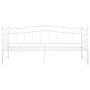 Estructura de sofá cama extraíble de metal blanco 90x200 cm de vidaXL, Camas y somieres - Ref: Foro24-324783, Precio: 212,75 ...