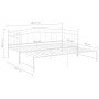 Estructura de sofá cama extraíble de metal blanco 90x200 cm de vidaXL, Camas y somieres - Ref: Foro24-324783, Precio: 212,75 ...