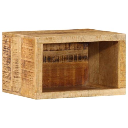 Armario de Noche Marrón 40 x 30 x 25 cm Madera de mango maciza en Estanterías | Comprar online en Foru.es