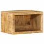 Armario de Noche Marrón 40 x 30 x 25 cm Madera de mango maciza en Estanterías | Comprar online en Foru.es