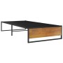 Estructura de cama de metal negra 100x200 cm de vidaXL, Camas y somieres - Ref: Foro24-324814, Precio: 132,76 €, Descuento: %