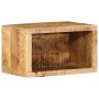 Armario de Noche Marrón 40 x 30 x 25 cm Madera de mango maciza en Estanterías | Comprar online en Foru.es