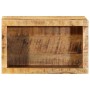 Armario de Noche Marrón 40 x 30 x 25 cm Madera de mango maciza en Estanterías | Comprar online en Foru.es
