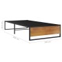 Estructura de cama de metal negra 100x200 cm de vidaXL, Camas y somieres - Ref: Foro24-324814, Precio: 132,76 €, Descuento: %