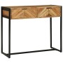 Mesa Consola Marrón 90 x 35 x 75 cm Madera de Acacia Sólida en Mesas auxiliares | Comprar online en Foru.es