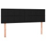 Cama box spring colchón y luces LED tela negro 140x200 cm de vidaXL, Camas y somieres - Ref: Foro24-3133159, Precio: 465,06 €...