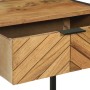 Mesa Consola Marrón 90 x 35 x 75 cm Madera de Acacia Sólida en Mesas auxiliares | Comprar online en Foru.es