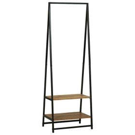 Perchero para ropa con estante Negro 60 x 45 x 180 cm en Zapateros y organizadores de calzado | Comprar online en Foru.es