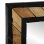 Espejo de pared Rectangular Negro y Marrón 50 x 2 x 50 cm en Espejos | Comprar online en Foru.es