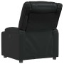 Sillón reclinable de cuero sintético negro en Sillones | Comprar online en Foru.es