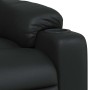 Sillón reclinable de cuero sintético negro en Sillones | Comprar online en Foru.es