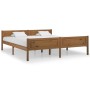 Estructura de cama madera maciza pino marrón miel 180x200 cm de vidaXL, Camas y somieres - Ref: Foro24-322115, Precio: 158,70...