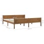 Estructura de cama madera maciza pino marrón miel 180x200 cm de vidaXL, Camas y somieres - Ref: Foro24-322115, Precio: 158,70...