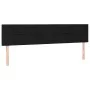 Box spring bed mattress and LED lights black fabric 200x200 cm by vidaXL, Beds and slatted bases - Ref: Foro24-3133183, Price...