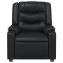 Sillón de masaje reclinable cuero sintético negro en Sillones | Comprar online en Foru.es