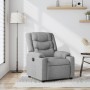 Sillón reclinable de tela gris claro en Sillones | Comprar online en Foru.es