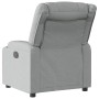 Sillón reclinable de tela gris claro en Sillones | Comprar online en Foru.es