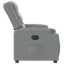 Sillón reclinable de tela gris claro en Sillones | Comprar online en Foru.es