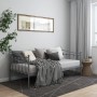 Estructura de sofá cama de metal gris 90x200 cm de vidaXL, Camas y somieres - Ref: Foro24-324757, Precio: 165,26 €, Descuento: %