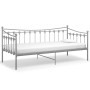 Estructura de sofá cama de metal gris 90x200 cm de vidaXL, Camas y somieres - Ref: Foro24-324757, Precio: 165,26 €, Descuento: %