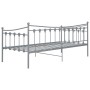 Estructura de sofá cama de metal gris 90x200 cm de vidaXL, Camas y somieres - Ref: Foro24-324757, Precio: 165,26 €, Descuento: %
