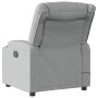 Sillón reclinable de masaje de tela gris claro en Sillones | Comprar online en Foru.es