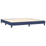 Cama box spring colchón y luces LED tela azul 200x200 cm de vidaXL, Camas y somieres - Ref: Foro24-3133187, Precio: 591,73 €,...