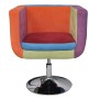 Sillón con diseño de cubo de retales de tejido de vidaXL, Sillones - Ref: Foro24-240813, Precio: 189,03 €, Descuento: %