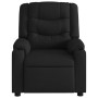 Sillón reclinable de masaje de tela negro en Sillones | Comprar online en Foru.es