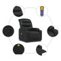 Sillón de masaje reclinable cuero sintético negro en Sillones | Comprar online en Foru.es