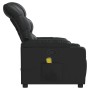 Sillón de masaje reclinable cuero sintético negro en Sillones | Comprar online en Foru.es