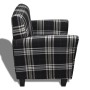 Sillón con cojín de tela negro de vidaXL, Sillones - Ref: Foro24-240977, Precio: 214,27 €, Descuento: %