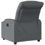 Sillón de masaje reclinable cuero sintético gris en Sillones | Comprar online en Foru.es