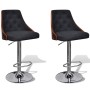 Taburetes de bar 2 unidades de tela con altura ajustable de vidaXL, Taburetes de cocina - Ref: Foro24-241056, Precio: 151,07 ...