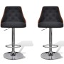 Taburetes de bar 2 unidades de tela con altura ajustable de vidaXL, Taburetes de cocina - Ref: Foro24-241056, Precio: 151,07 ...