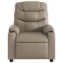Sillón de masaje reclinable cuero sintético color capuchino en Sillones | Comprar online en Foru.es