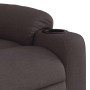 Sillón reclinable de tela marrón oscuro en Sillones | Comprar online en Foru.es