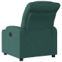 Sillón reclinable de tela verde oscuro en Sillones | Comprar online en Foru.es