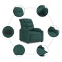 Sillón reclinable de tela verde oscuro en Sillones | Comprar online en Foru.es