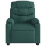 Sillón reclinable de tela verde oscuro en Sillones | Comprar online en Foru.es