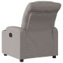 Sillón reclinable de tela gris taupe en Sillones | Comprar online en Foru.es