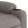 Sillón reclinable de tela gris taupe en Sillones | Comprar online en Foru.es