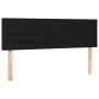 Box spring bed mattress and LED lights black fabric 140x200 cm by vidaXL, Beds and slatted bases - Ref: Foro24-3133239, Price...