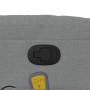 Sillón reclinable de masaje de tela gris claro en Sillones | Comprar online en Foru.es