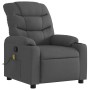 Sillón de masaje reclinable de tela gris oscuro en Sillones | Comprar online en Foru.es