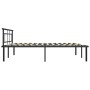 Estructura de cama de metal negro 200x200 cm de vidaXL, Camas y somieres - Ref: Foro24-324838, Precio: 102,16 €, Descuento: %