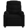 Sillón reclinable de masaje de tela negro en Sillones | Comprar online en Foru.es