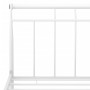Estructura de cama de metal blanco 100x200 cm de vidaXL, Camas y somieres - Ref: Foro24-325034, Precio: 72,65 €, Descuento: %