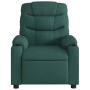 Sillón de masaje reclinable de tela verde oscuro en Sillones | Comprar online en Foru.es