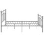 Estructura de cama de metal gris 120x200 cm de vidaXL, Camas y somieres - Ref: Foro24-324975, Precio: 90,86 €, Descuento: %